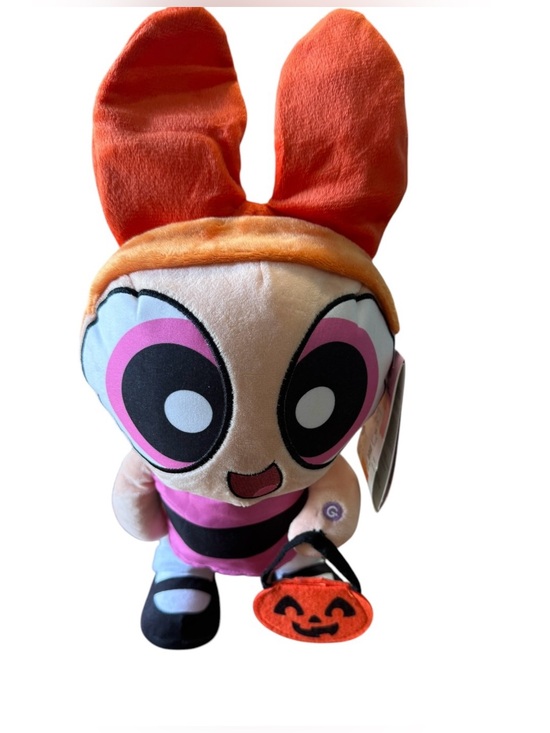 Warner Bros. Other - HALLOWEEN POWERPUFF GIRLS BLOSSOM PLUSH DOLL SIDE STEPPER W/PUMPKIN - 16" -NWT